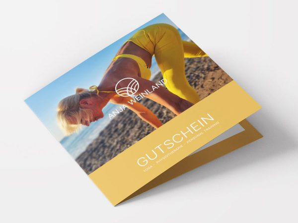 Gutscheine Yoga Physiotherapie Personal Training Anja Weinland Zweibrücken